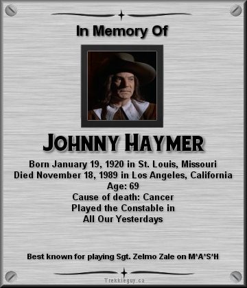 Johnny Haymer